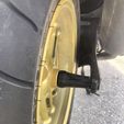 3Tmax-axis-hub-cover.jpeg Yamaha TMAX 500 Back Whell Axis Hub Cover with TMAX Logo  (3 Versions)
