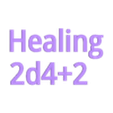 Healing_2d4+2.stl D&D 5e Health Potion Tokens