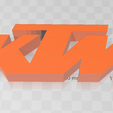 700 mm 200 mm KTM Racing Logo