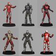 page2.jpg Ironman Super Pack x36 Figures - low poly 3d print