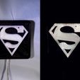 combine_images_display_large.jpg SUPERMAN LED Light/Nightlight