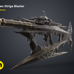 Osteo Striga Blaster by 3Demon Fichier 3D Osteo Striga Blaster・Plan pour imprimante 3D à télécharger, 3D-mon
