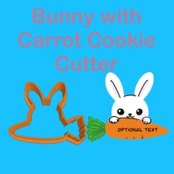 IMG_0057.jpeg Cookie Cutter - Bunny with Carrot