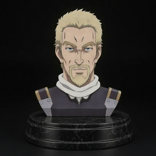 Askeladd Bust | Vinland Saga STL 3D | Viking Mercenary Anime Figure | Resin Print Collectable
