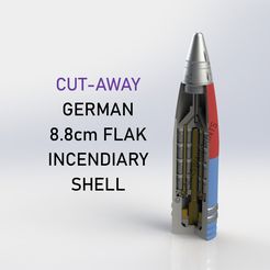 German_Flak88Incendiary_0.jpg WW2 German 8.8cm Incendiary Flak Shell Cutaway
