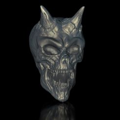 ShopA.jpg Fichier 3D Portrait de vampire tête de mort- pour le mur・Plan à imprimer en 3D à télécharger