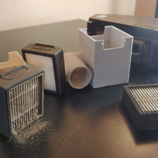 STL file IRobot Filter Cleaning Boxes for I and E Series Roombas STL・3D