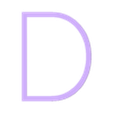 D.STL Alphabet and numbers 3D font "Geo
