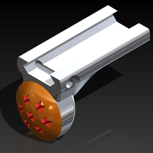 7 Star Dragon Ball Hand Stop 3D model