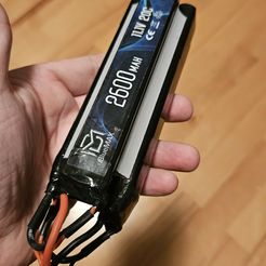 thumbnail_20230826_212115.jpg Файл STL Batteryholder SSR63 LiPo аккумулятор V2 11.1V 2600 mAh 3 элемента・Модель для загрузки и печати в формате 3D