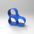 rendu socle plastique bleu.84.jpg Custom-made shelf for figurines (collection) #DAGOCULTS