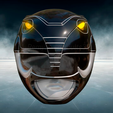 1.png Power mighty morphin helmet black - Ranger Black