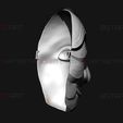 06.jpg Archivo STL Money Heist Mask - Versión mixta Corea y España・Modelo de impresora 3D para descargar