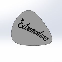 pua-Extremoduro.jpg STL-Datei Extremoduro Plektrum・3D-druckbare Vorlage zum herunterladen