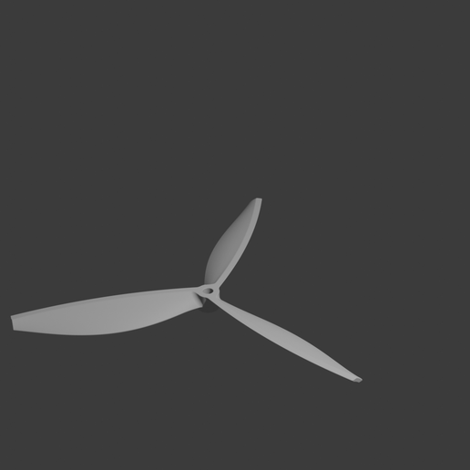 8inch 3 bladed propeller