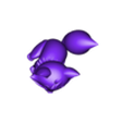 single_color (33).stl Cute Chibi Fox Figurine – 3D Print STL