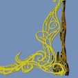 2023-07-18-12_58_56-ZBrush.jpg photo frame stand, gothic-style mirror in draconite with fine, elegant ornamentation