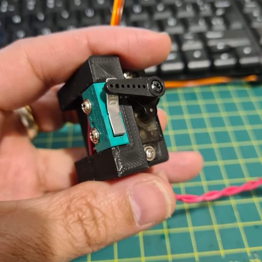 Kill Switch for gas engines micro servo DLE 55 Planes 3D model