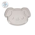 Animal_11_9,5cm11.jpg Animal Kawaii Heads (20 files) - Cookie Cutter - Fondant - Polymer Clay