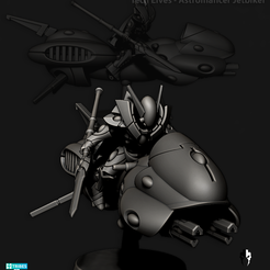 Tech_Elves_Flying_Astromancer_Jetbiker.png Fichier 3D Tech Elves - Astromancien sur moto à réaction・Objet pour impression 3D à télécharger
