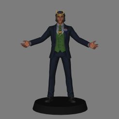 01.jpg Loki for President - Loki low poly 3d print