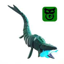 20221109_140748.png Archivo STL Mosasaur Flexi・Plan de impresión en 3D para descargar