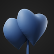 TwoHearts2.png Puffy cartoon Two Hearts