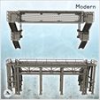 4.jpg Bridge Shape Modern Metal Industrial Platform (36) - Modern WW2 WW1 World War Diaroma Wargaming RPG Mini Hobby