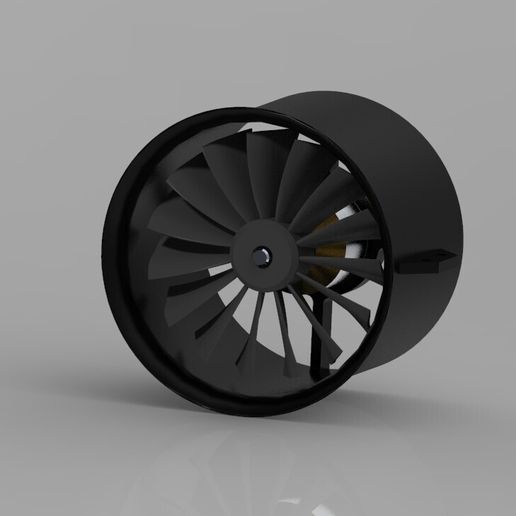 🚁 EDF Turbine 70mm Engine Ducket Fan Jet Engine RC