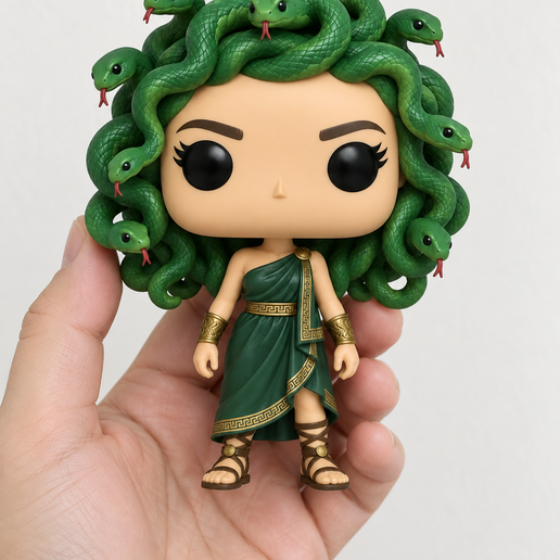 Medusa Gorgon - Greek Mythology STL 3D Print Figure