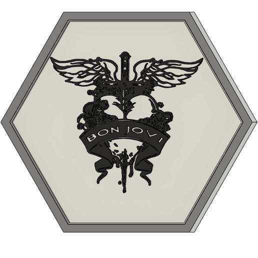 light portrait bon jovi 3D model