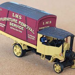 Titel.jpg Free STL file Foden Steam lorry (1-148)・3D printable model to download