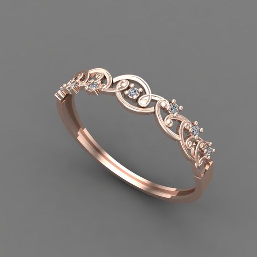 WOMENS DIAMOND SIGNET RING WOMEN RINGS 3DMODELS 3D PRINT MODEL 3D PRINT MODEL 3D model