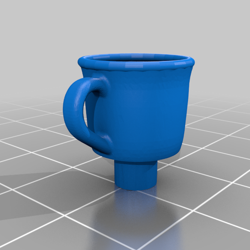 Coffee Cup Keycap - MX Cherry 3D model