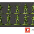 950e626fbf1c25746da55f0351f49362_display_large.JPG Archivo STL gratis 28mm Zombie - Caminando con los muertos vivientes en miniatura - Ghoul・Objeto de impresión 3D para descargar