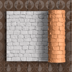 rock_wall.png Thin Texture Roller (Low Resin Cost) – Stone Brick Wall – 4.5 Inches Tall
