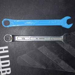 llave-1.jpg STL-Datei 1/2", Schlüssel 1/2" Schraubenschlüssel kostenlos・3D-Druckvorlage zum Herunterladen