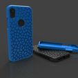cover-iphone-xr-voronio-pattern-3d-model-obj-fbx-stl-(5).jpg Cover Iphone XR voronoi pattern 3D print model