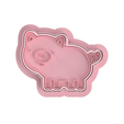 Pig.png Fichier STL Jeu de moules à biscuits pour animaux de la ferme (pour usage personnel uniquement)・Objet imprimable en 3D à télécharger, dwain