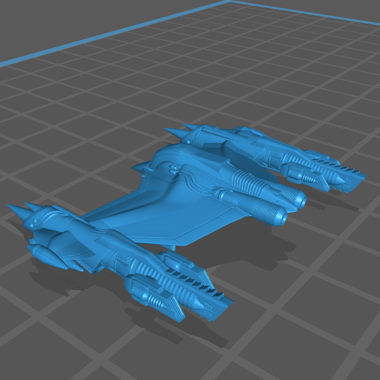 Download STL file Makelo spaceship 24 Battleship Vehicle SF Science