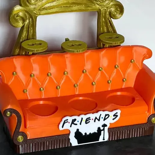 Friends couch display stand