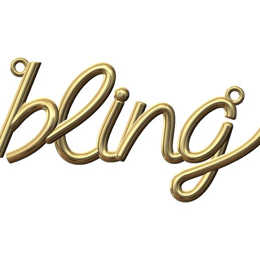 Bling name 3d letters wire pendant and charm