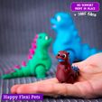 17.jpg Baby Godzilla the flexi toy by Happy Flexi pets