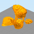 11.PNG Predator Bust Figurine 3D Printing Assembly