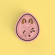 6.png Fluffy Little Bunny with Carrot Cookie Cutter