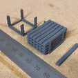 Stack-B1.jpg Model Railway Concrete Sleepers in Transportation Frame