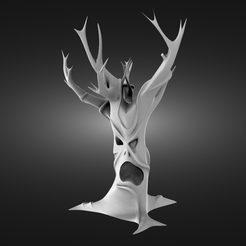 Monster-tree-render.png STL-Datei Monster-Baum・Design zum Herunterladen und 3D-Drucken