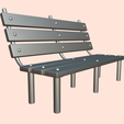 7.png Wood Steel Bench With Back 🪑✨