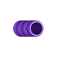 StraitLines03.stl STL file 40 Clay and XPS Foam Texture Roller Stamp・3D print design to download