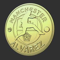 ZBrush-Document.jpg Free STL file Manchester Alvarez" Coat of Arms・3D printer design to download